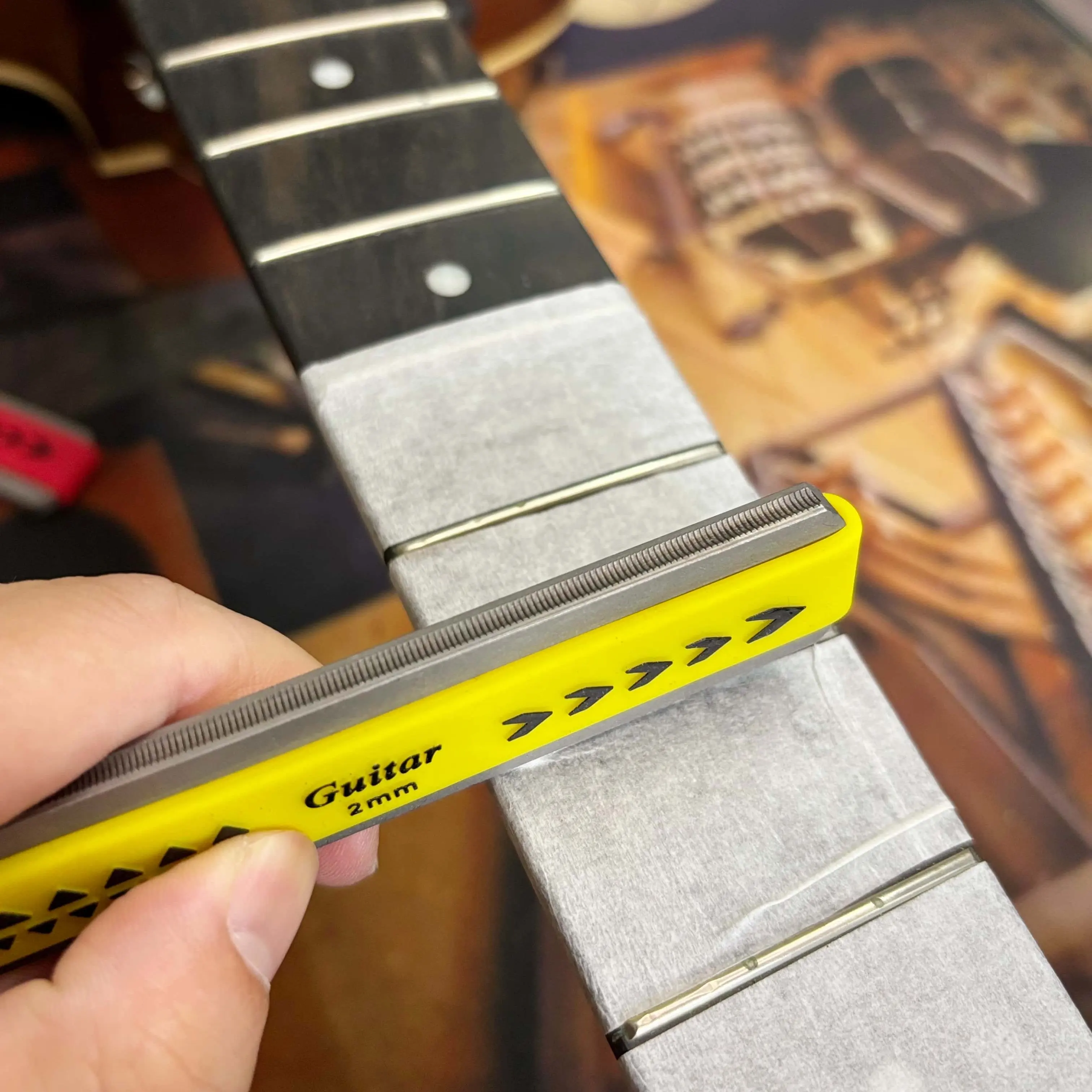 Musical Instrument Dulcimer - Lima de Coroamento de Trastes para