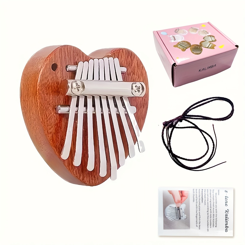 Musical Instrument Kalimba - Mini piano kalimba de madeira com