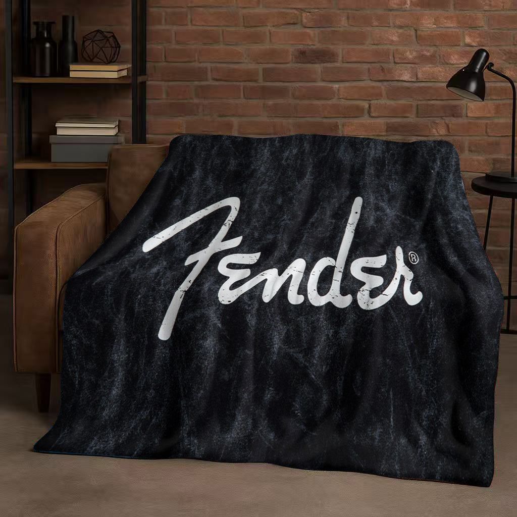 Musical Instrument Sign - Cobertor de Flanela 3D F-Fender Guitarra