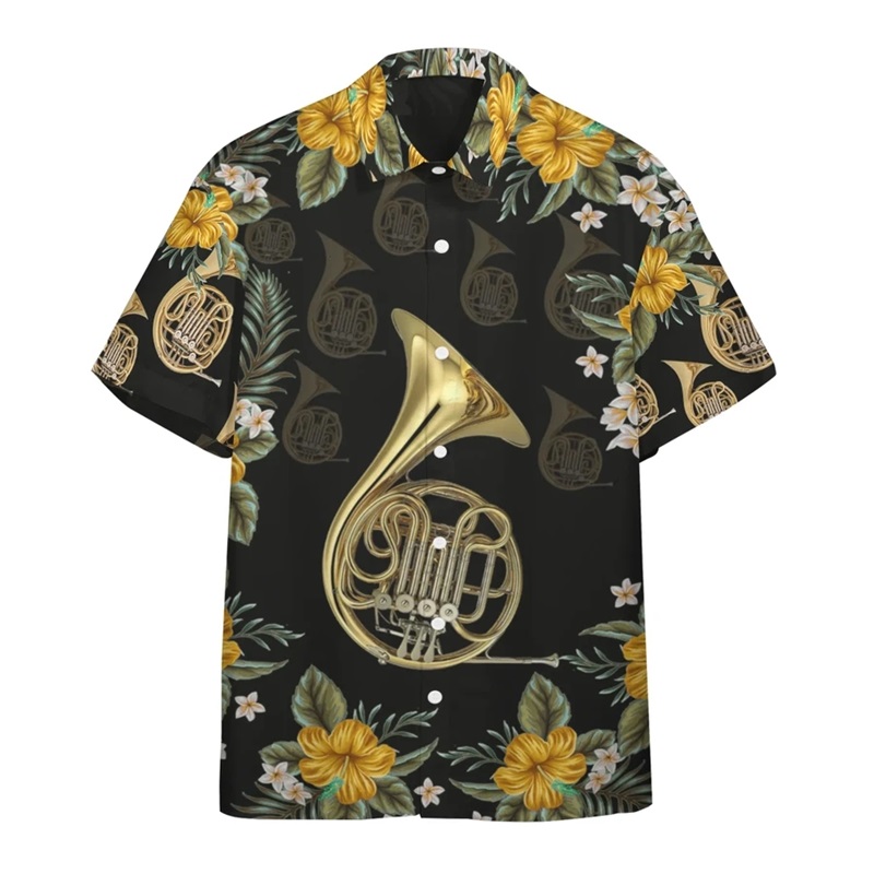 Musical Instrument Hawaii - Camisas de praia para instrumentos musicais