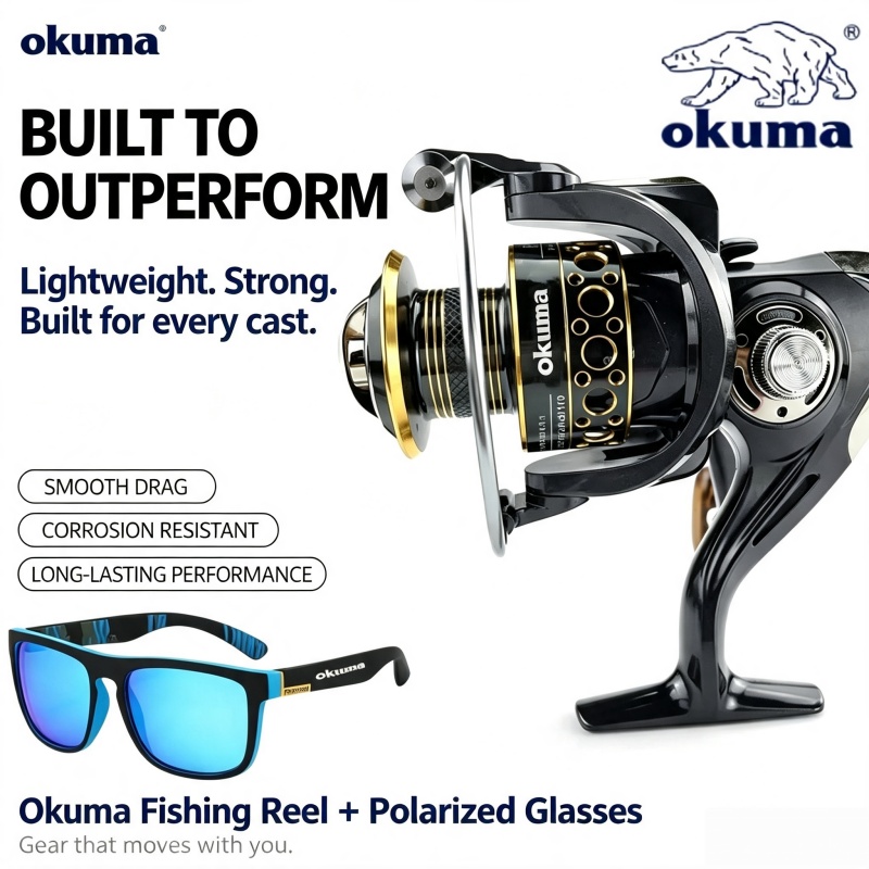 Ocean Drum Wave - Carretilha de Pesca OKUMA, Carretilha de