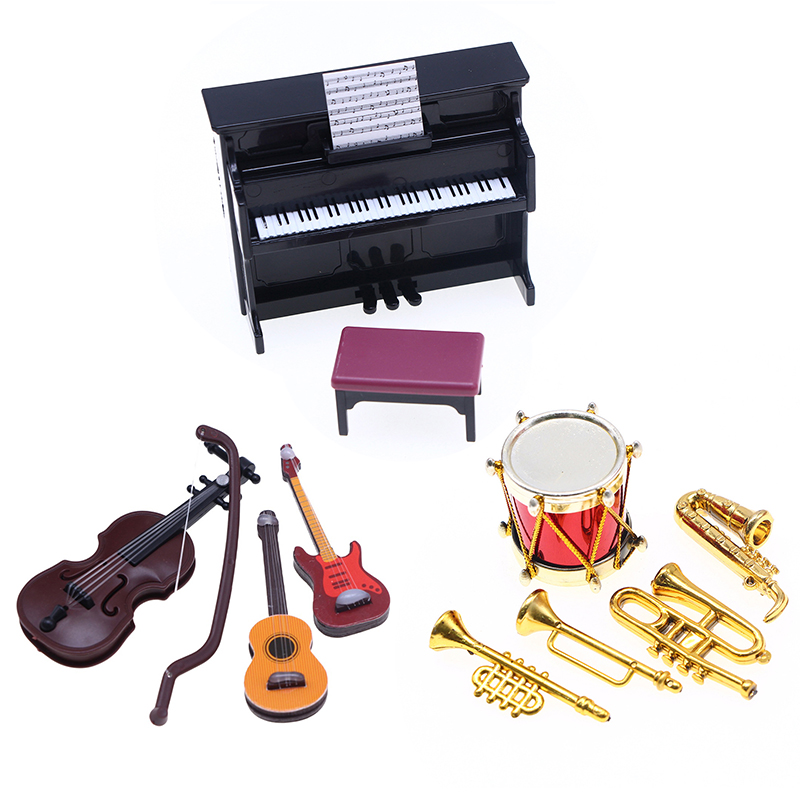1:12 casa de bonecas em miniat - Musical Instrument Manufacturers avaliação e preço
