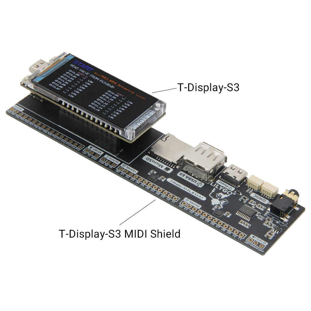 Placa de Desenvolvimento T-Dis - Musical Instrument Digital Interface (Midi) avaliação e preço