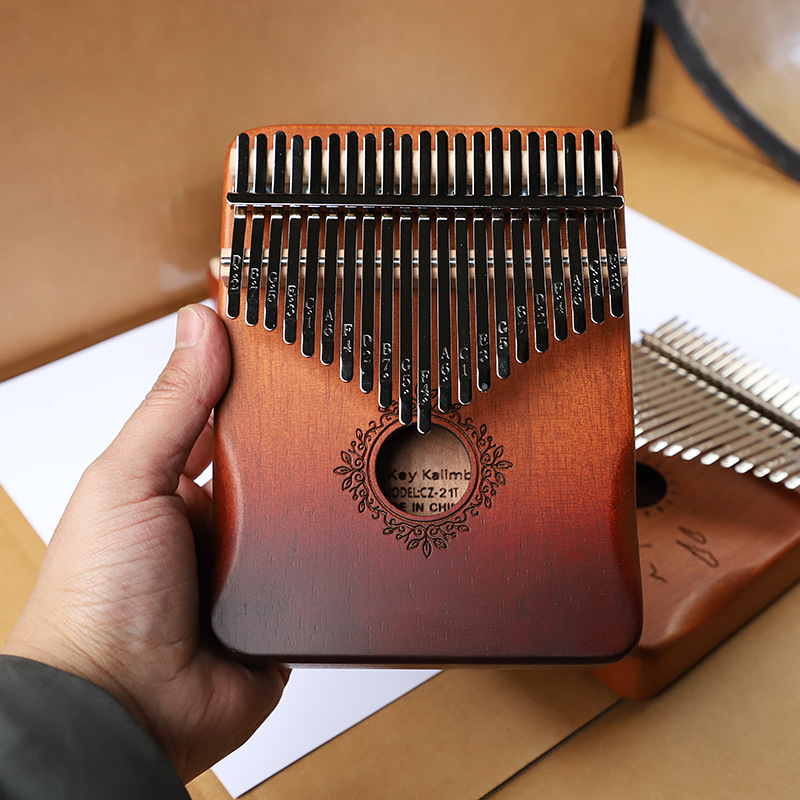 Kalimba de madeira sólida, 21  - Musical Instrument Kalimba avaliação e preço