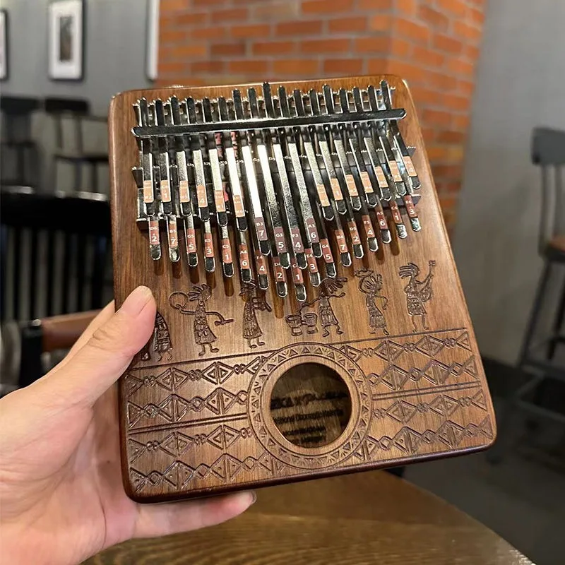 Kalimba de madeira portátil pa - Musical Instrument Kalimba avaliação e preço