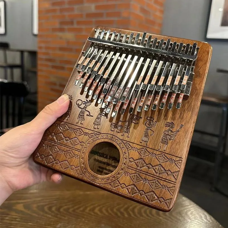 Kalimba de madeira portátil pa - Musical Instrument Kalimba avaliação e preço