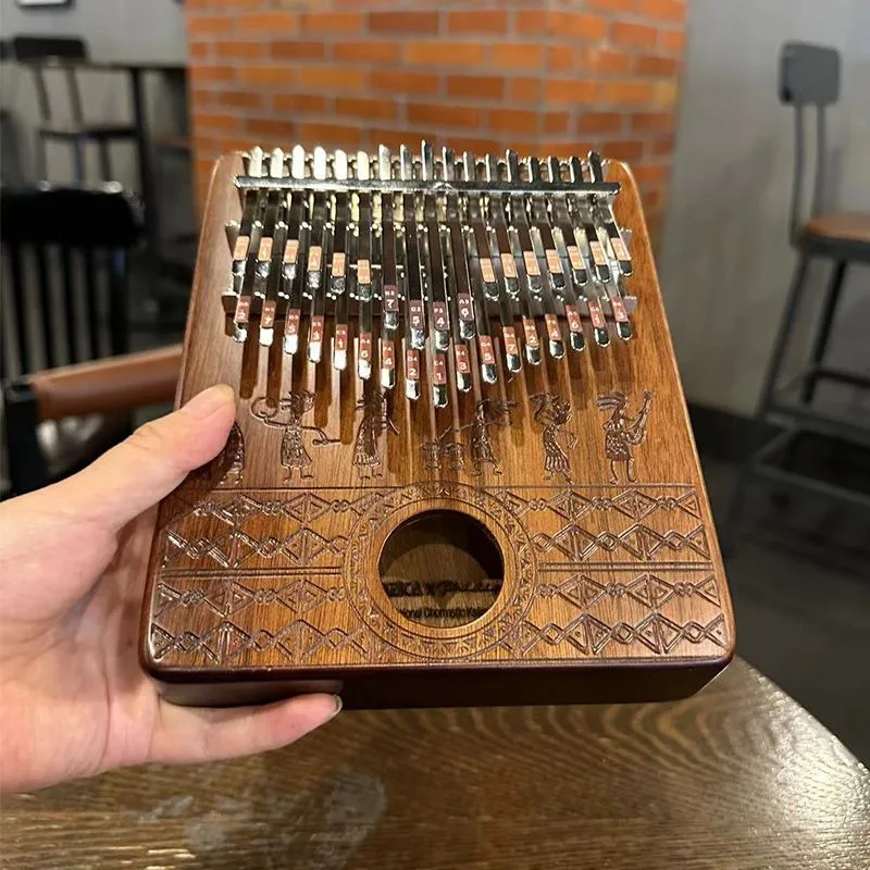 Kalimba de madeira portátil pa - Musical Instrument Kalimba avaliação e preço
