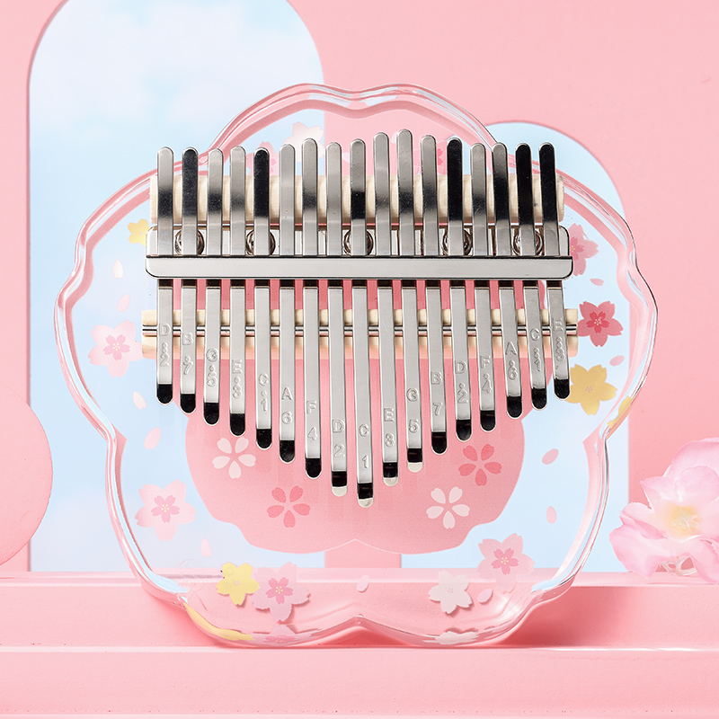Hluru-Kalimba transparente com - Musical Instrument Dulcimer avaliação e preço