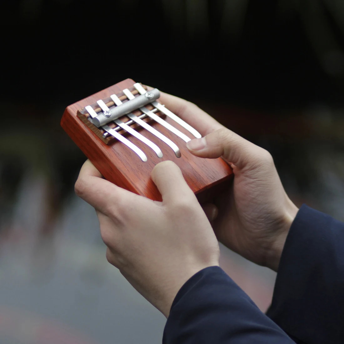 Kalimba IRIN de 5 Tons, Piano  - Musical Instrument Kalimba avaliação e preço