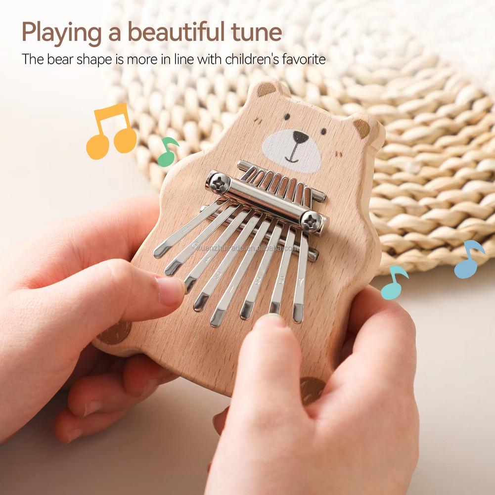 Mini Kalimba de 8 Teclas, Pian - Musical Instrument Kalimba avaliação e preço