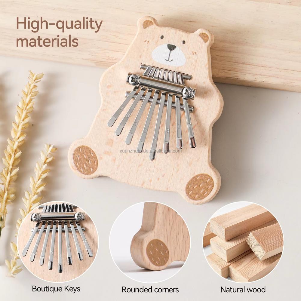 Mini Kalimba de 8 Teclas, Pian - Musical Instrument Kalimba avaliação e preço