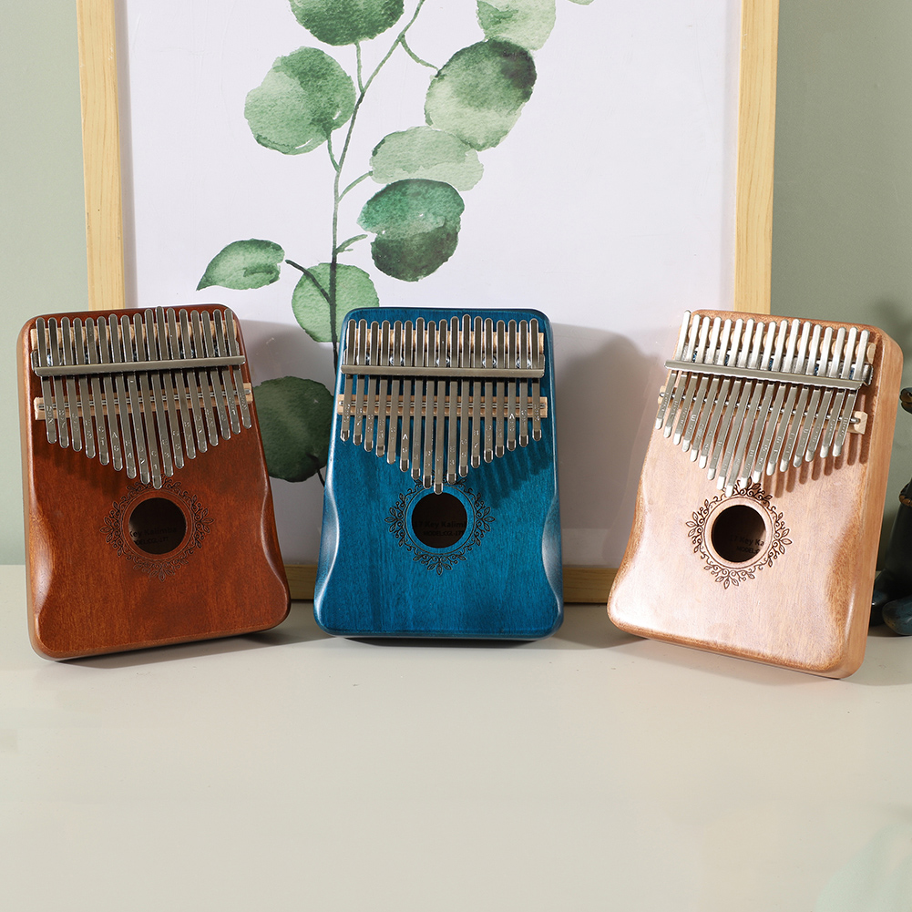 Mini Kalimba de Madeira 8/17 T - Musical Instrument Kalimba avaliação e preço