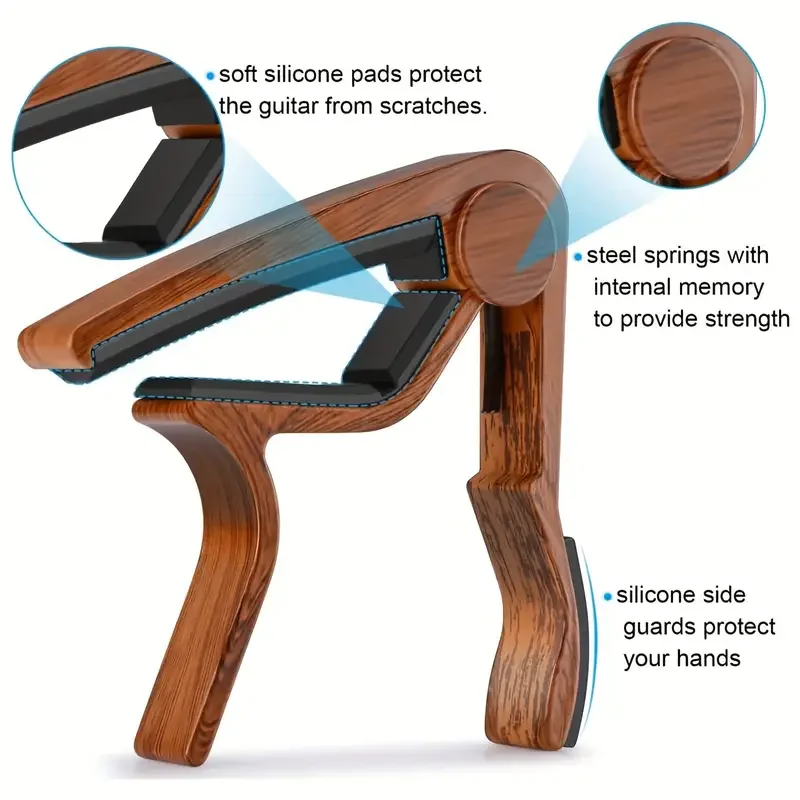 Capo de guitarra de liga de zi - Musical Instrument Dulcimer avaliação e preço