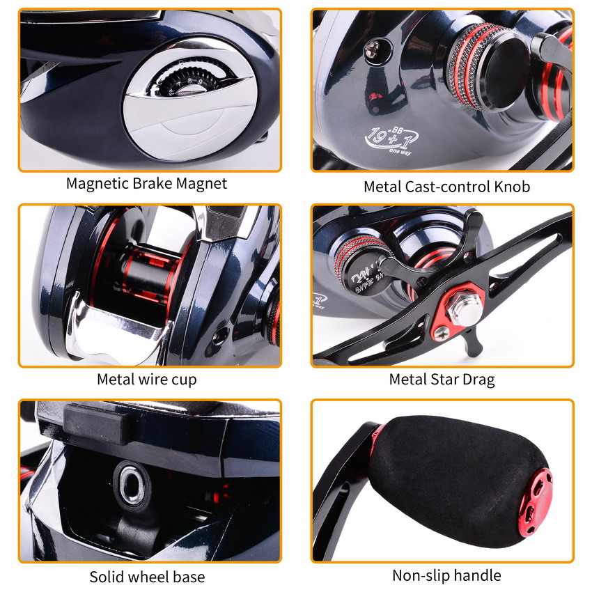 Carretel de pesca para mão dir - Ocean Drum Wave avaliação e preço