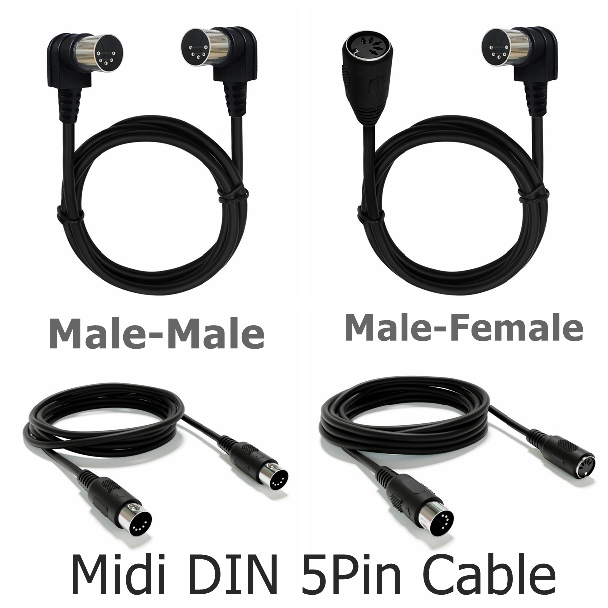 Cabo de Extensão MIDI DIN 5PIN - Musical Instrument Digital Interface (Midi) avaliação e preço