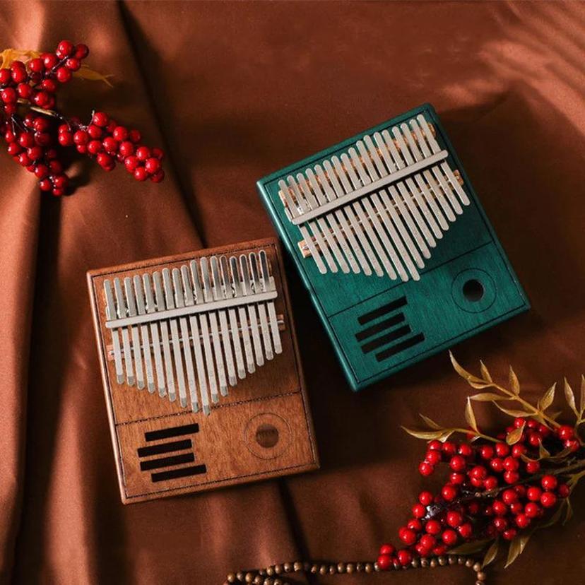 Retro Kalimba 17 Key Thumb Pia - Musical Instrument Kalimba avaliação e preço