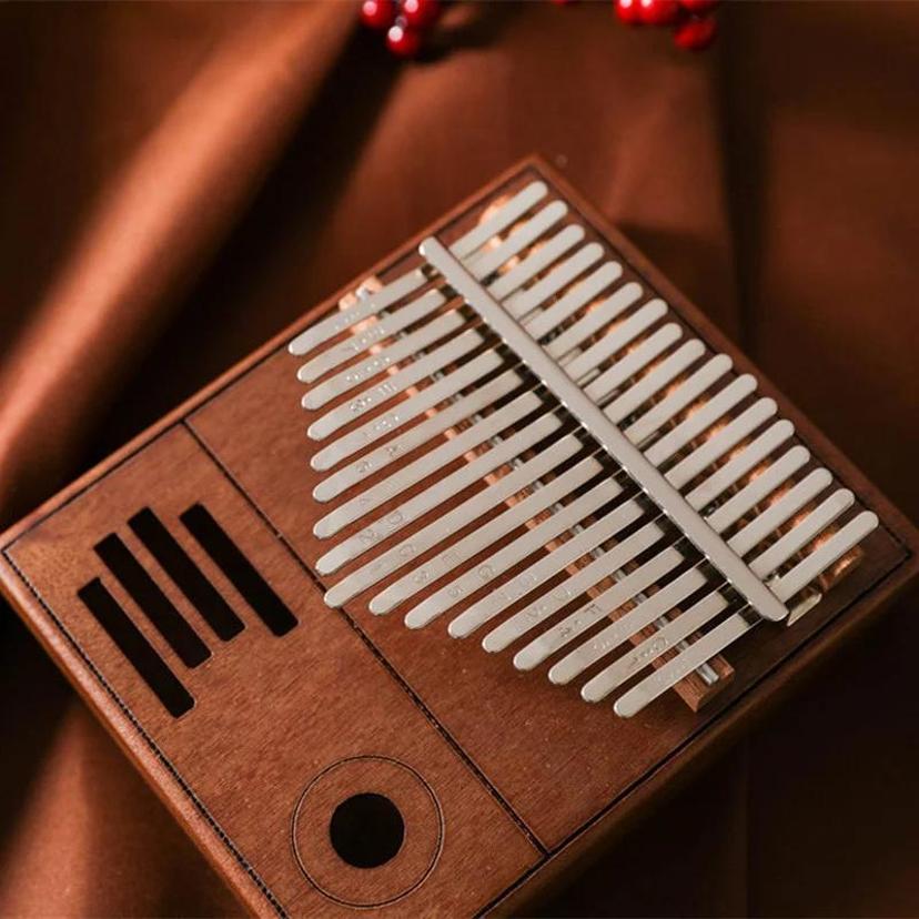 Retro Kalimba 17 Key Thumb Pia - Musical Instrument Kalimba avaliação e preço