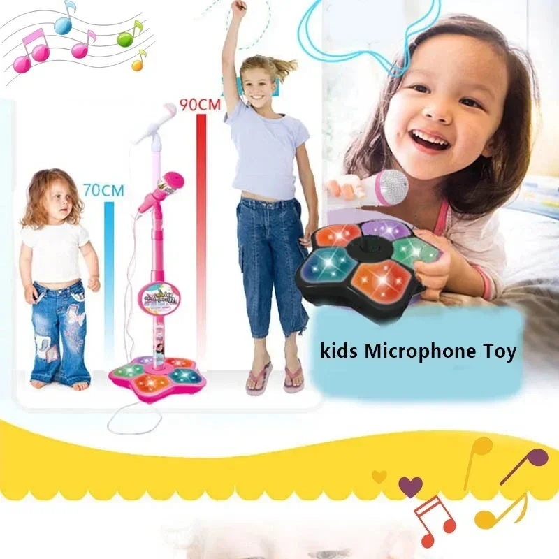 Crianças microfone com suporte - Song With Musical Instrument avaliação e preço