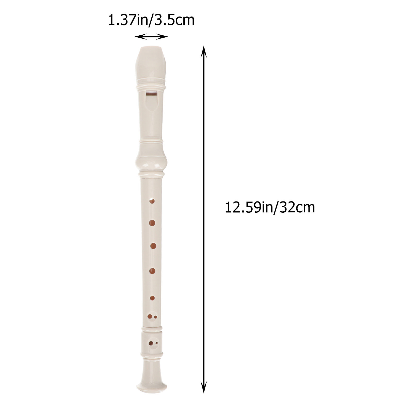 1 Conjunto de Clarinete de 8 F - Soprano Recorder Plastic avaliação e preço