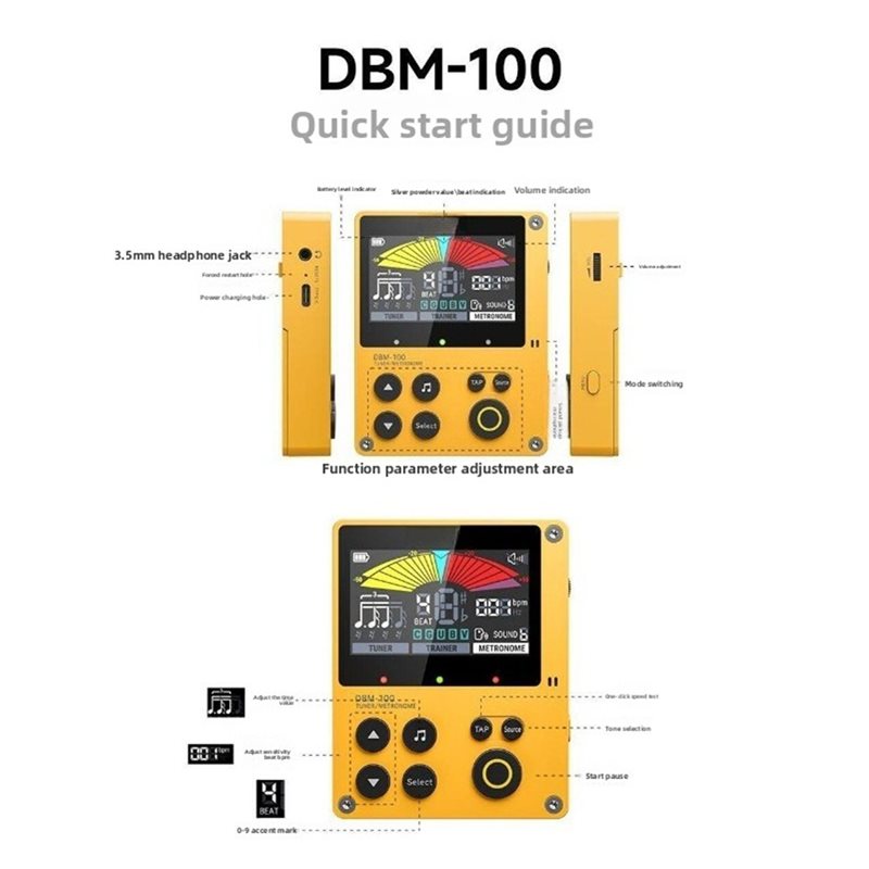 DBM-100 Metrônomo Digital Reca - Musical Instrument Dulcimer avaliação e preço