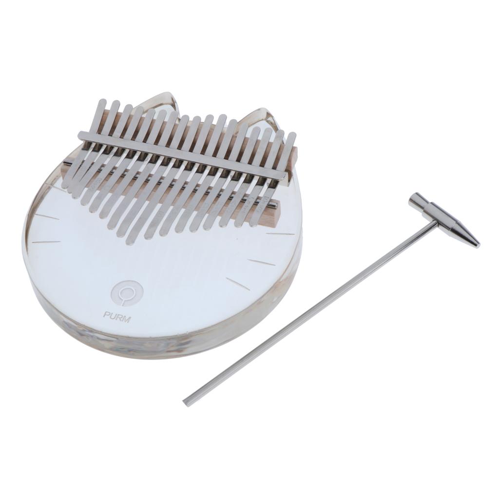 Kalimba de 17 Teclas em Acríli - Musical Instrument Kalimba avaliação e preço