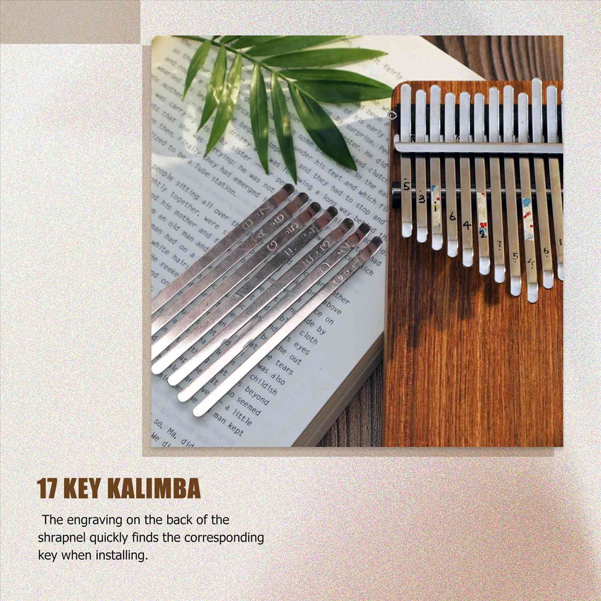 Y593a quente 17 teclas kalimba - Musical Instrument Kalimba avaliação e preço